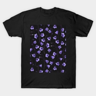 Midnight Bluebells, Harebells, Bellflowers T-Shirt